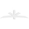 Ekena Millwork Davenport Architectural Grade PVC Gable Bracket, 96"W x 28"H x 4"D x 6"F, 7/12 Pitch GBP096X28X0406DAV00 - alternate 4